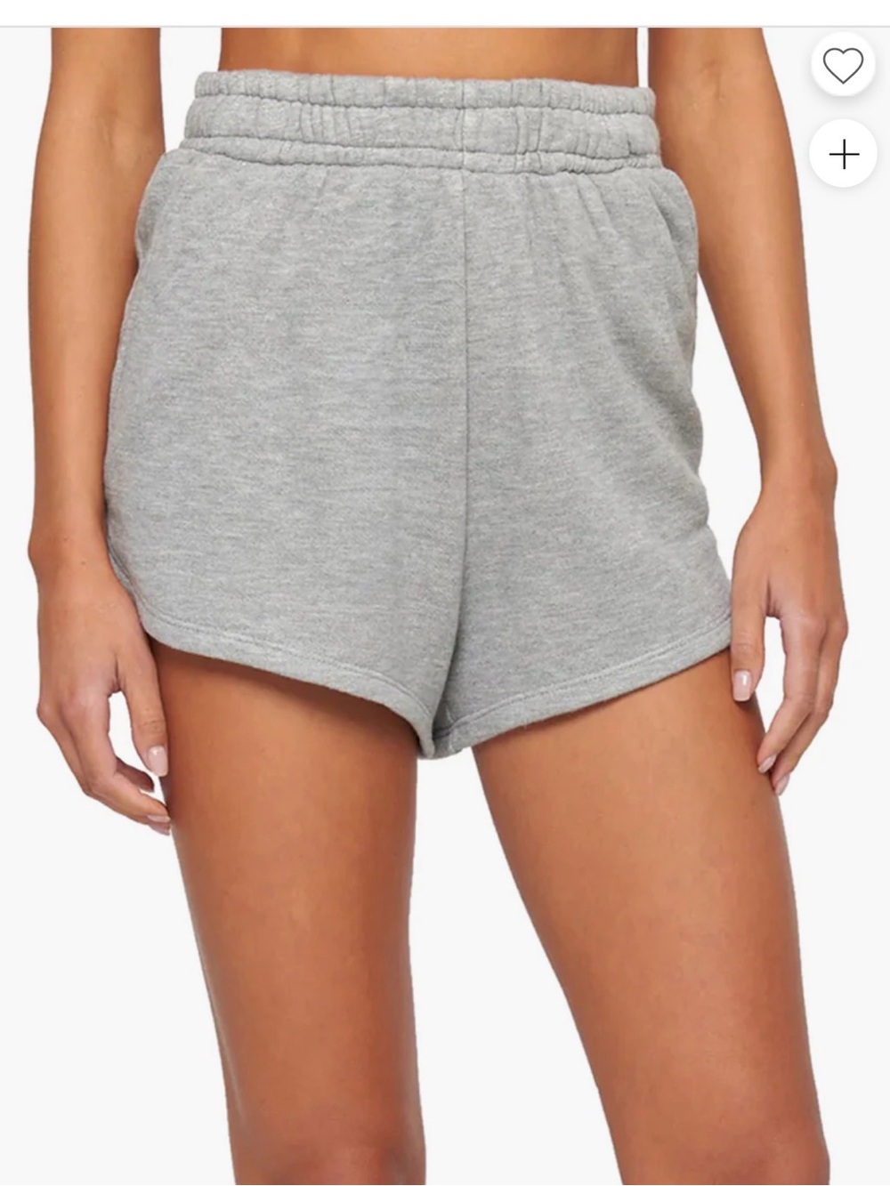 NWT Spiritual Gangster Peach Elastic Waist Athletic Shorts
